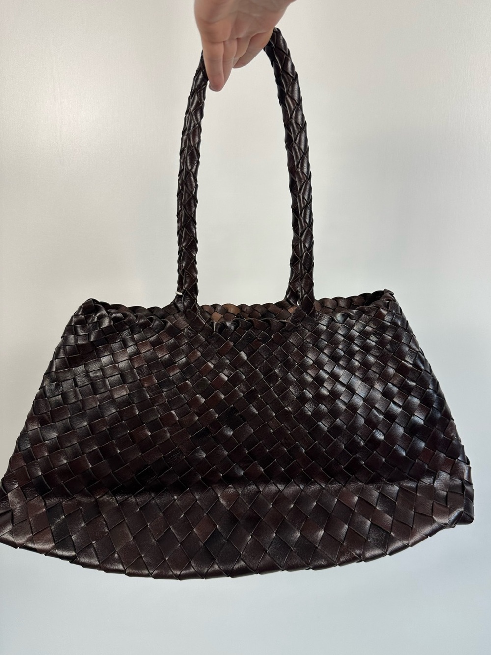 Dragon Diffusion Santa Croce Big Bag in Dark Brown - Picture 6 of 10